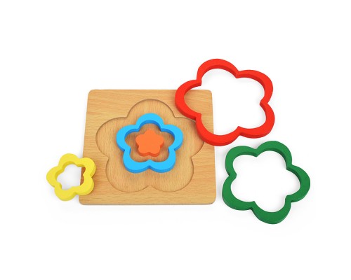 Пазл-вкладыш "Цветок" вид 2