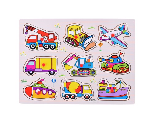 Пазл-вкладыш "Транспорт"