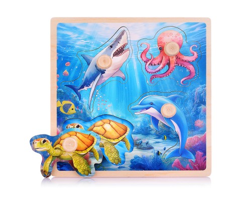 Пазл-вкладыш "Подводный мир"