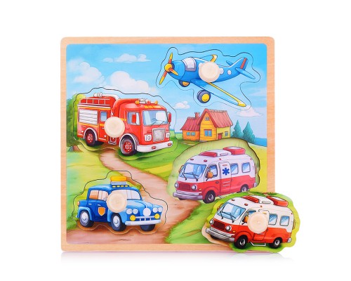 Пазл-вкладыш "Важный транспорт"