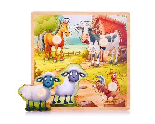 Пазл-вкладыш "Любимая ферма"