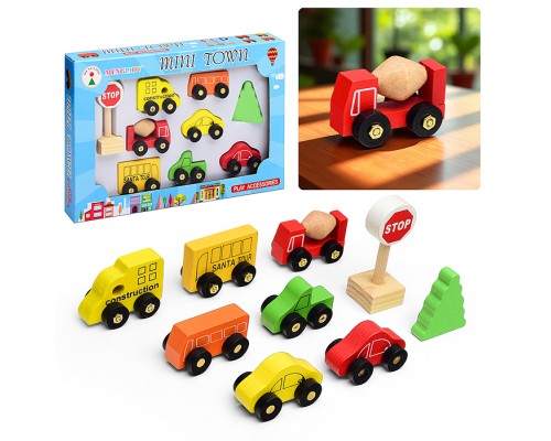 Набор машин "Транспорт" со знаками