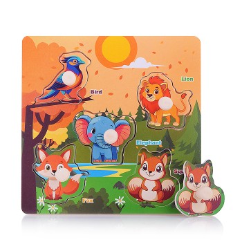 Пазл-вкладыш "Животные"