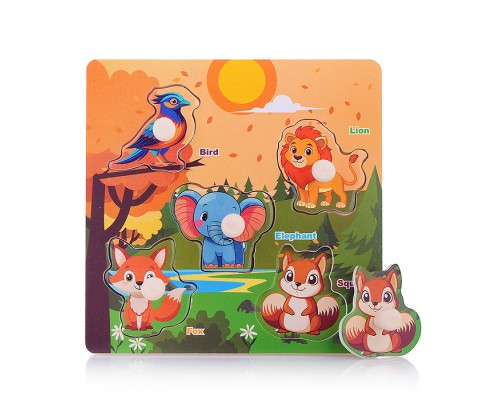 Пазл-вкладыш "Животные"