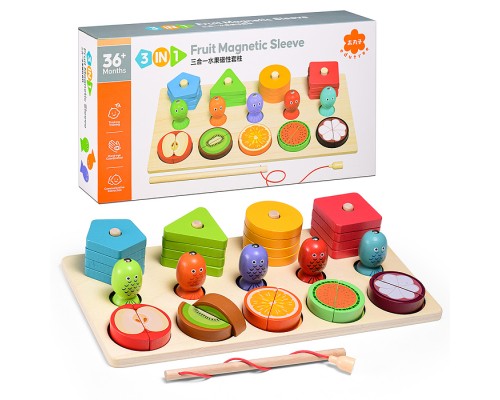 Игра развивающая "Фруктовая рыбалка"