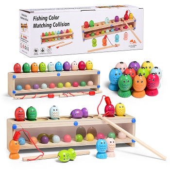 Игра развивающая "Цветная рыбалка"