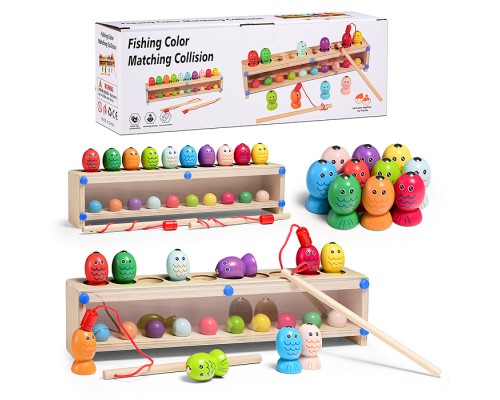 Игра развивающая "Цветная рыбалка"