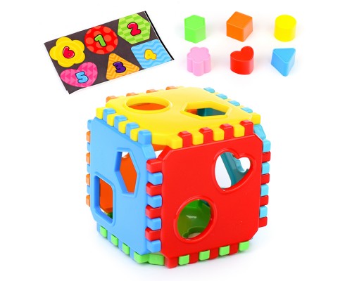 Игрушка развивающая "Куб" (в сеточке)