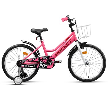 Велосипед 20" Rocket Basic, цвет розовый