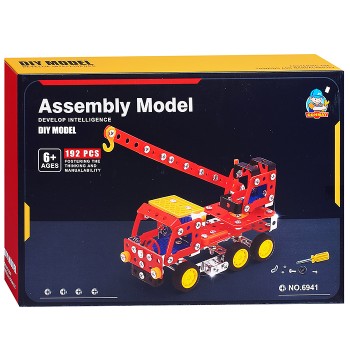 Конструктор металлический "Пожарный кран" (192 дет.) в коробке