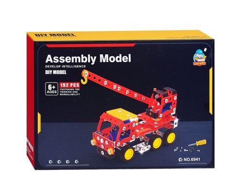 Конструктор металлический "Пожарный кран" (192 дет.) в коробке