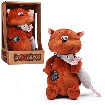 ДуRашки, Котэ и мышка, 25 см, в коробке