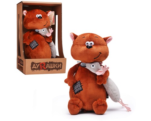 ДуRашки, Котэ и мышка, 25 см, в коробке
