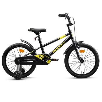 Велосипед 18" Rocket Gloss, цвет черный
