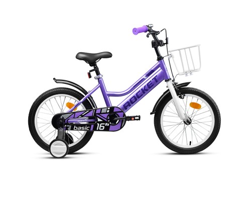 Велосипед 16" Rocket Basic, цвет сиреневый