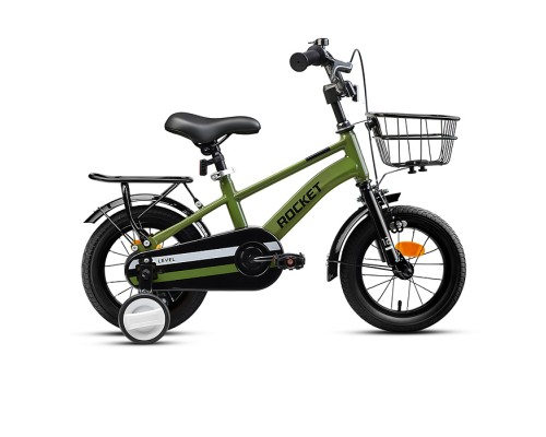 Велосипед 12" Rocket Level, цвет хаки