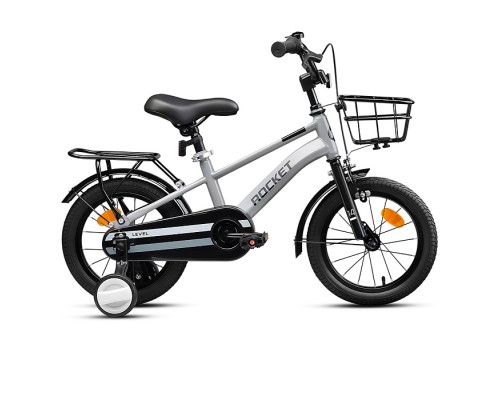 Велосипед 14" Rocket Level, цвет серый