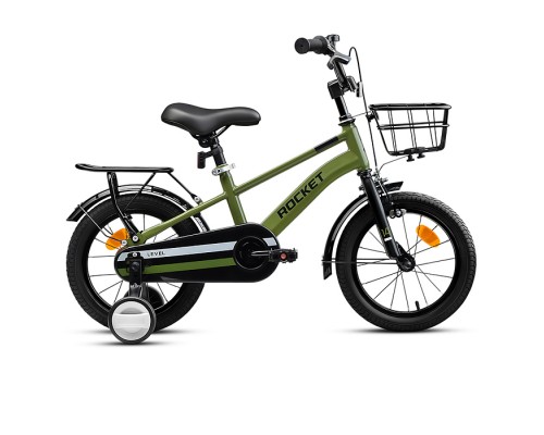 Велосипед 14" Rocket Level, цвет хаки