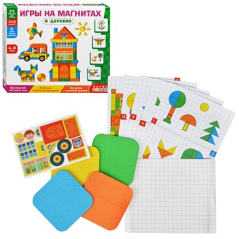 Магнитная мозаика "В деревне"