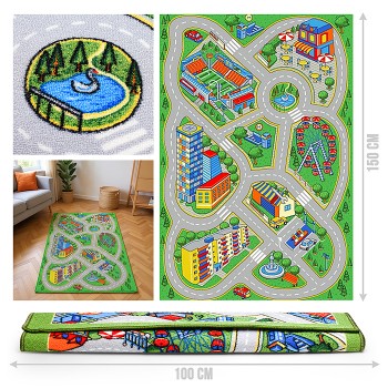 Ковер "Мегаполис" дет. 1х1,5 прямоугольный