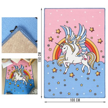 Ковер "Единорог" дет. 1х1,5 прямоугольный
