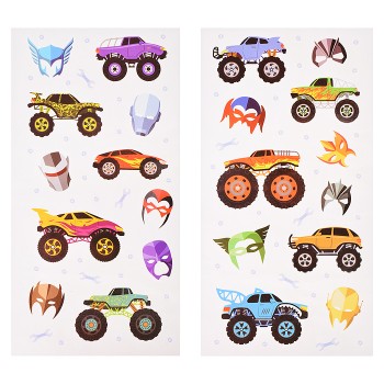 Переводные татуировки. Машины. Супергерои