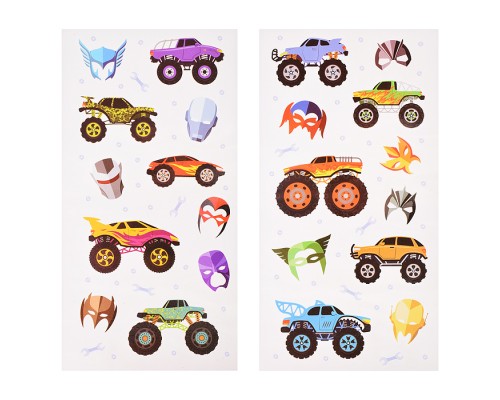 Переводные татуировки. Машины. Супергерои
