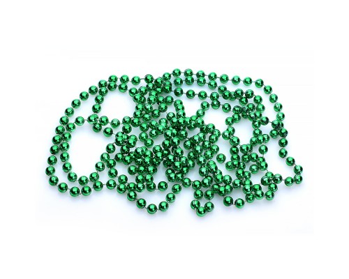 Новогоднее украшение "Бусы" зеленые, 2,7м. в пакете