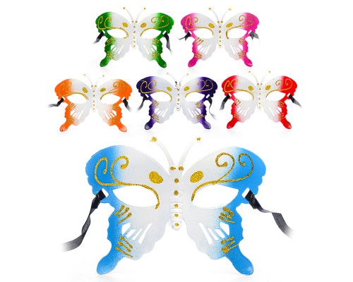 Маска карнавальная "Бабочка" (цвет в ассортименте)