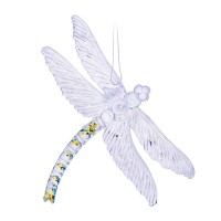 Новогоднее украшение "Стрекоза" (13см)