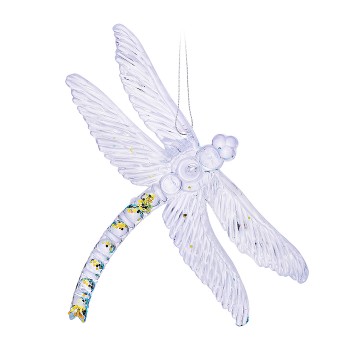 Новогоднее украшение "Стрекоза" (13см)