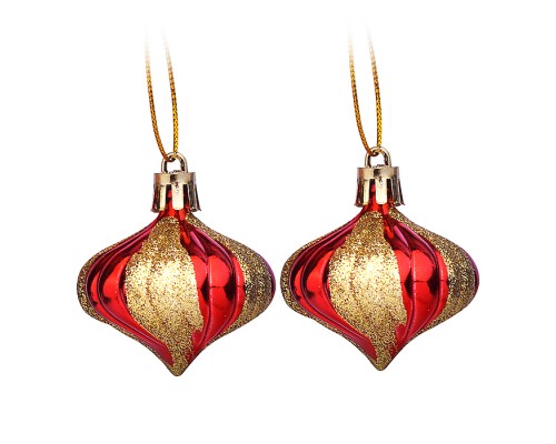 Набор новогодних украшений (2шт х 5см)