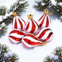 Набор новогодних украшений "Карамельки" (6шт х 5,8см)