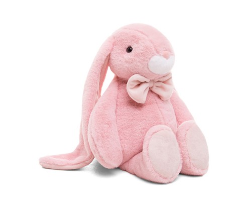 Зайчик Зак, 28см сидя, пудровый