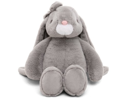 Зайка Молли, 38см сидя, серый