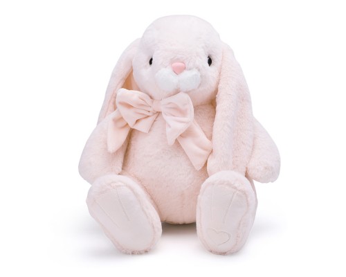 Кролик Банни, 30см сидя, персиковый