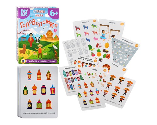 IQ Box. Головоломки. Страны мира
