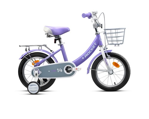 Велосипед 14" Rocket Luna, цвет сиреневый