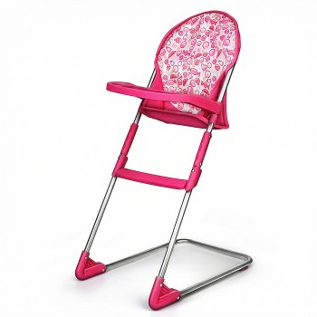 Стульчик для кормления кукольный металлический, принт сладости