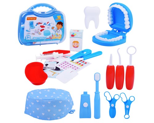 Набор "Доктор" №23 "Стоматолог" (19 элементов) (в чемоданчике среднем)