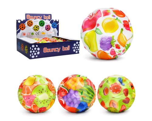 Мяч детский "Фрукты" в коробке