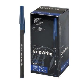 Ручка "GripWrite Black" шариковая 0.7 мм, синяя