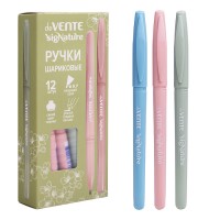 Ручка шариковая "SigNature" d=0,7 мм, ультра гладкое письмо, чернила на масляной основе, цветной корпус, рифлёная грип-зона, цвета корпуса ассорти, сменный стержень, в картонной коробке