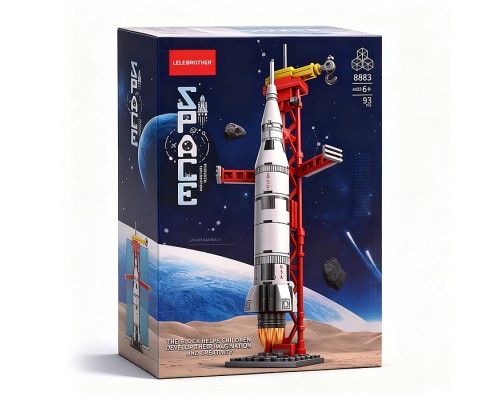 Конструктор "Ракета" (93 дет.) в коробке