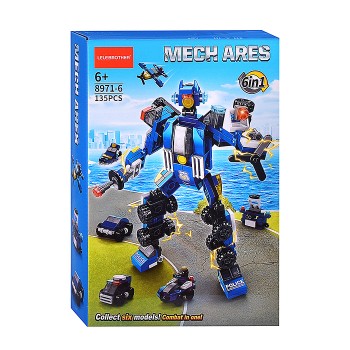 Конструктор "Робот" (135 дет.) в коробке