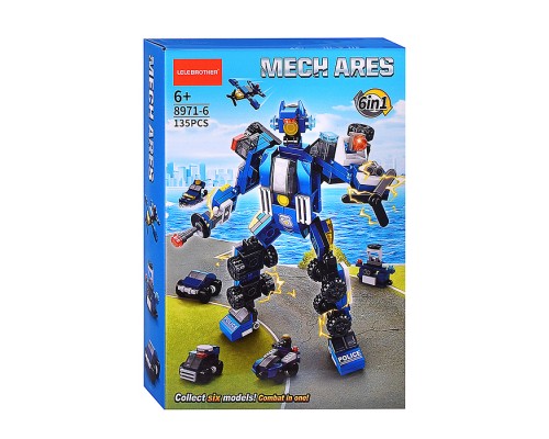 Конструктор "Робот" (135 дет.) в коробке