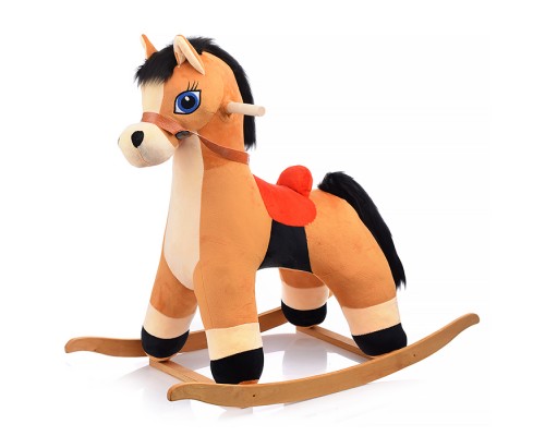 Качалка Конь Ветерок, цвет коричневый