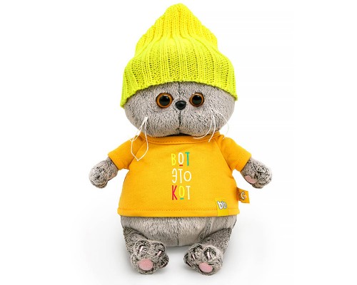 Кот Басик BABY в футболке "Вот это кот"