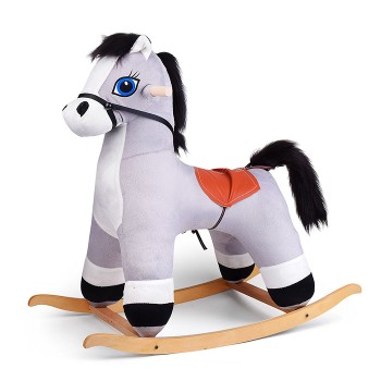 Качалка Конь Вегас, цвет серый