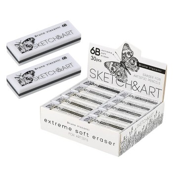 Ластик художественный супермягкий "Sketch&art" 6B